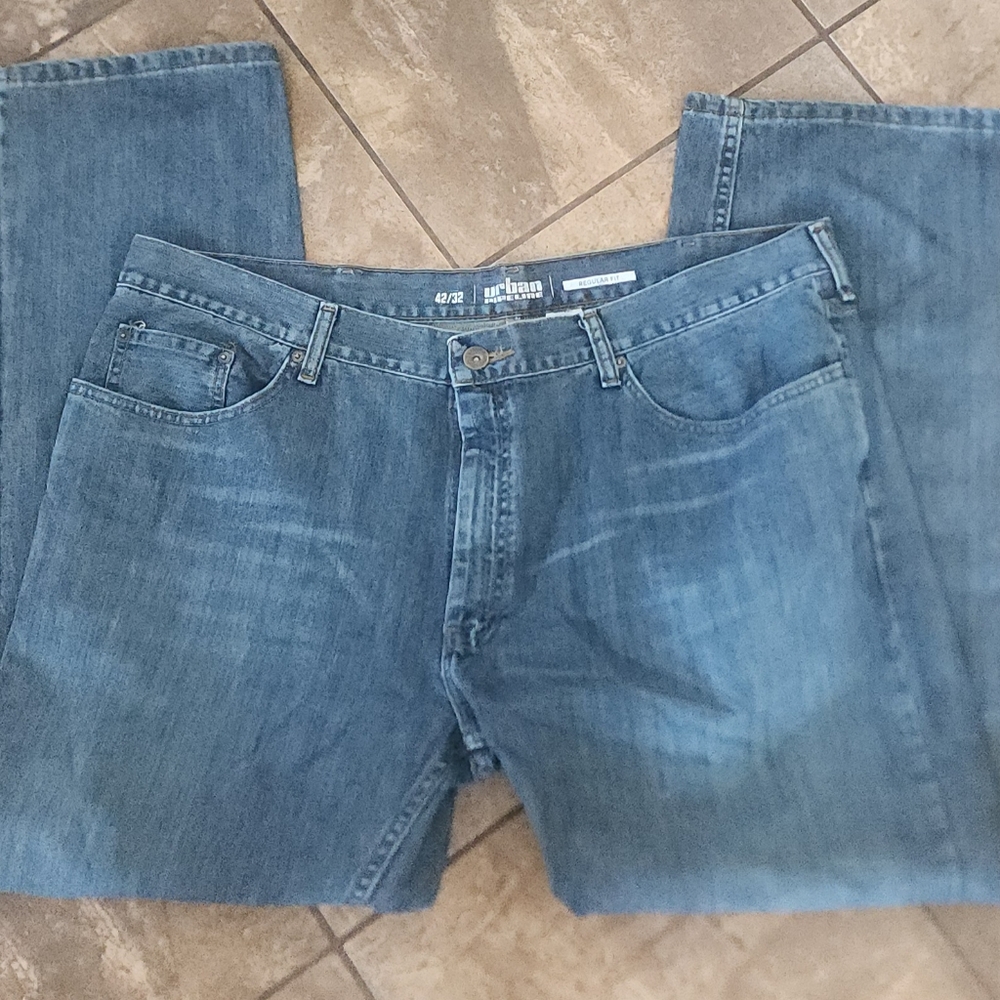 Men's Urban Pipeline Jeans Regular Fit 42 x 32